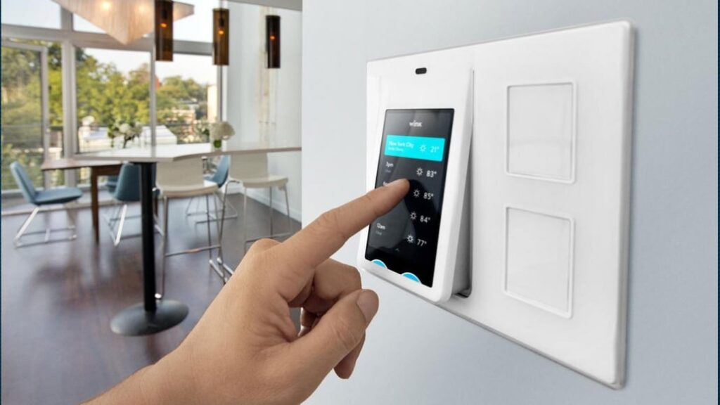 Modern Smart Home Control Panel Interface